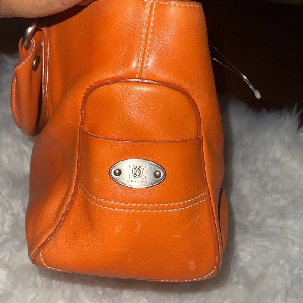 GUC Celine Leather Boogie Bag in Orange Brown (vintage) - Picture 6 of 15